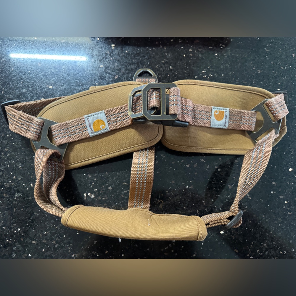 Carhartt Tan/Brown Heavy-Duty Canvas Dog Harness Large